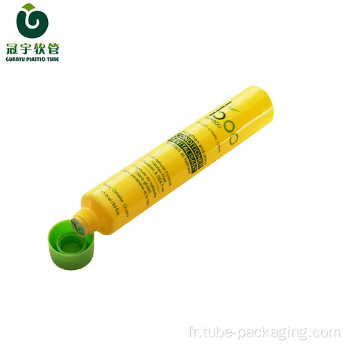 Tube en plastique 15mlcosmetic pour l&#39;emballage de lotion de corps de bébé